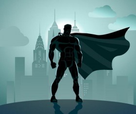 superman illustration design vector