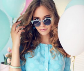 trendy stylish girl Stock Photo