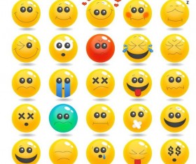 25 Kind Cute expression icons