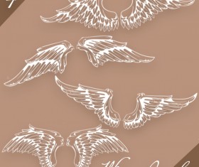 4 Kind Wings Photoshop Brushes