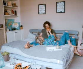 A sweet couple Stock Photo