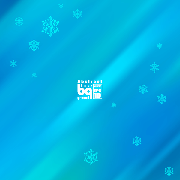 Abstract background with snowflake vectors 02
