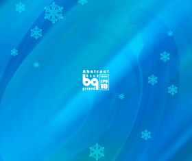 Abstract background with snowflake vectors 03