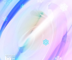 Abstract background with snowflake vectors 04