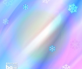 Abstract background with snowflake vectors 06