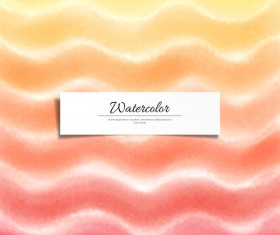 Abstract watercolor hand drawn background vector 11