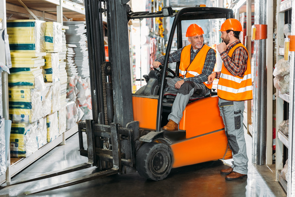 Administrators Logistics Warehouse Forklift Driver Stock Photo 01 Free Download