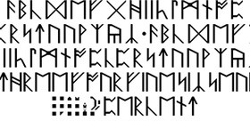 Anglo Saxon Runes Font