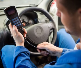 Automotive circuit maintenance Stock Photo 01