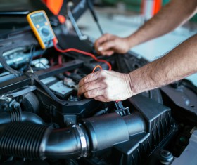 Automotive circuit maintenance Stock Photo 03