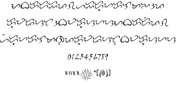 Baybayin Modern Script Font