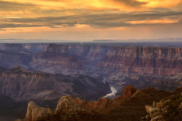 Beautiful American Horseshoe Bay Grand Canyon Stock Photo