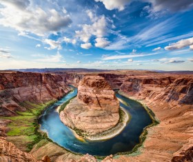 Beautiful American Horseshoe Bay Stock Photo