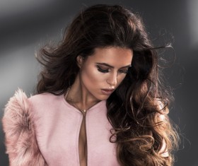 Beautiful and charming fashion model Stock Photo 02