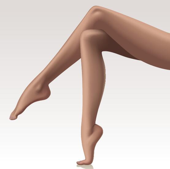 Beautiful female legs vector material 03