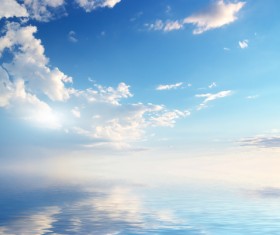 Beautiful sea scenery Stock Photo