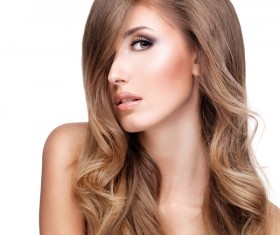 Beautiful woman with simple makeup Stock Photo 05