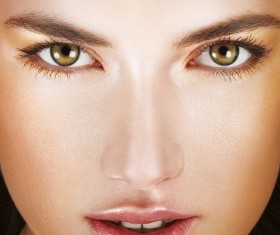 Beauty woman face closeup Stock Photo 03