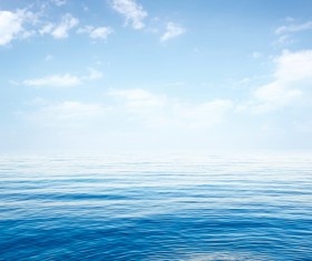 Blue calm sea Stock Photo