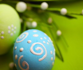 Blue easter egg Stock Photo 01