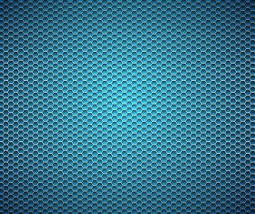 Blue honeycomb background vector