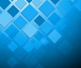 Blue squre abstract background vector material