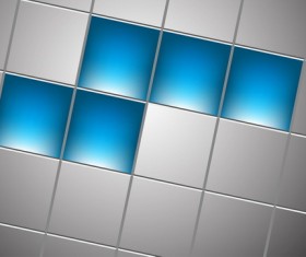 Blue with gray squre background vector