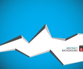 Blue with white modern background vector