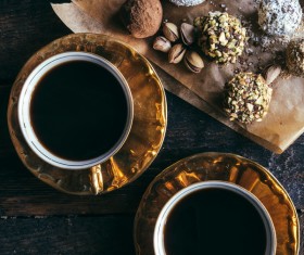 Candy chocolate with coffee Stock Photo 01