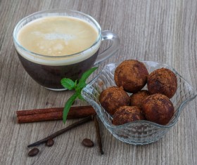 Candy chocolate with coffee Stock Photo 02