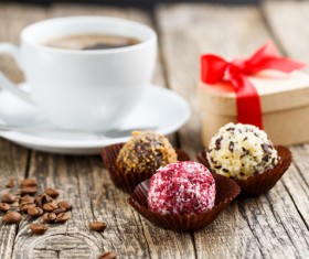 Candy chocolate with coffee Stock Photo 04