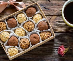 Candy chocolate with coffee Stock Photo 05