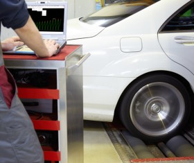 Car tire maintenance Stock Photo 03