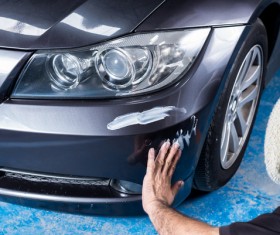 Car waxing Stock Photo 01