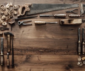 Carpenter professional tools Stock Photo 01