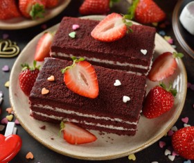 Chocolate Cakes Stock Photo 01