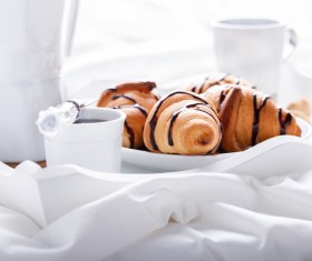 Chocolate croissant Stock Photo 01