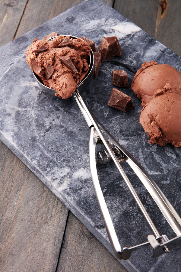 Chocolate ice cream dessert Stock Photo 03