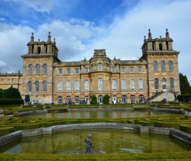 Churchill Manor England Stock Photo