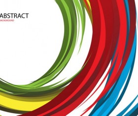 Colored abstract paint background vector