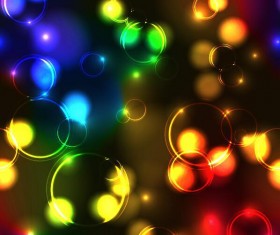 Colored transparent bubbles background vectors