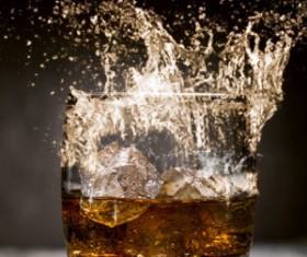 Cup Wine Splashes Photoshop Brushes