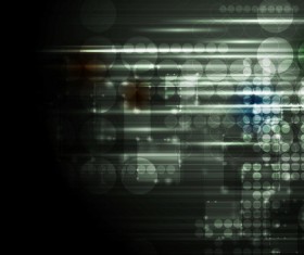 Dark glowing tech background vector