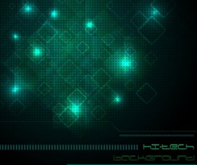 Dark green light background vector