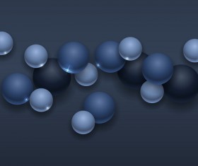 Dark sphere and dark background vector