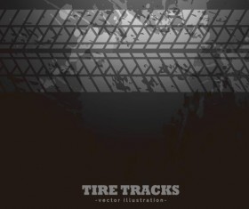 Dark trie track vector background