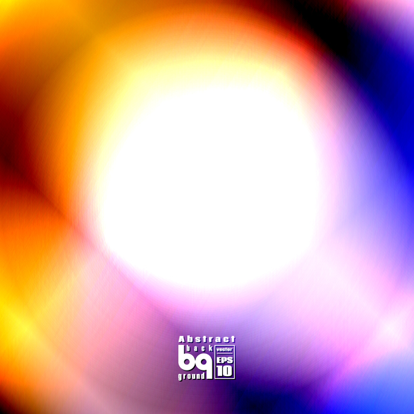 Dazzling colored light blurs background vector 01
