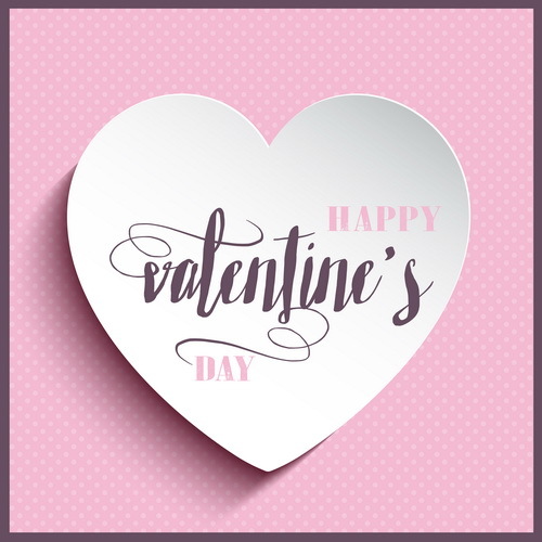 Decorative valentines day background vector