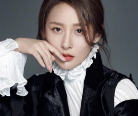 Delicate dignified beautiful girl Stock Photo