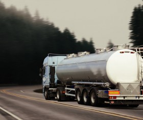 Delivery Trucks Stock Photo